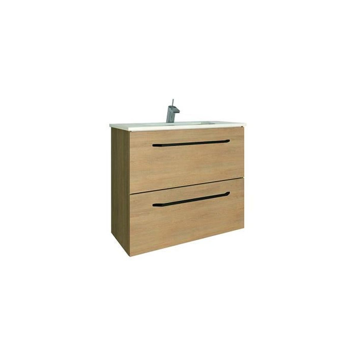 Meuble De Salle De Bain Moderne Dakota 60 X 64 X 46 Cm Fini