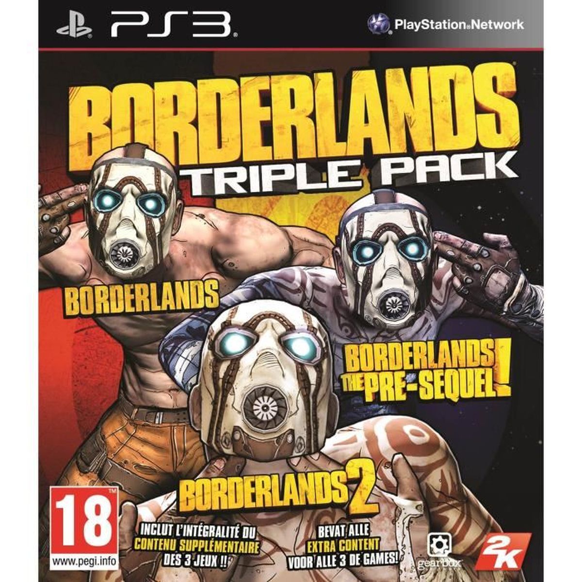 Borderlands Triple Pack 1 2 Tps Dlc Ps3 Mix Cdiscount Jeux Video