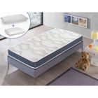 DORMALIT Pack Matelas 80X200 LIT ENFANTS h14 CM ERGO CONFORT + 1 oreiller junior 80x35 cm + 1 Protège matelas 80x200 cm