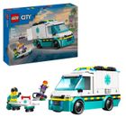LEGO City 60451 L’ambulance de secours - Jouet de construction pour garçon dès 5 ans