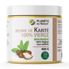 Beurre de karité biologique - PLANETE AU NATUREL - 400 g - Non raffiné - Cosmos Organic - Vegan