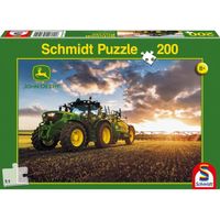 Puzzle enfant 200 pièces - Tracteur avec irrigateur de champ - SCHMIDT SPIELE - Mixte - A partir de 8 ans