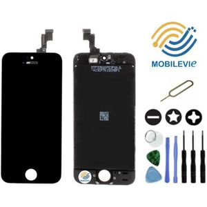 Écran LCD Complet Pour IPhone 5S - Vitre Tactile Assemblée, Choix Noir Ou Blanc - Neuf