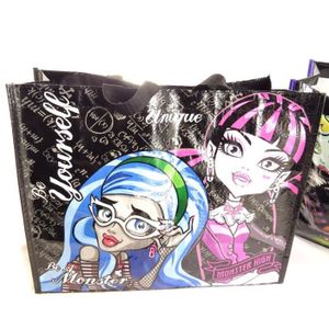 SAC SHOPPING Sac shopping 'Monster High' noir multicolore - 41x32x16 cm [A3545]