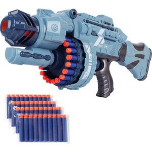 Ans Gar/çons Cadeau SLDALES 2PCS Jouet Pistolet Enfant Jouet Jeu De Tir,avec 24 Boule en Mousse,4 Fl/èches en Mousse et Cible de Tir,5 6 7 8 9 10