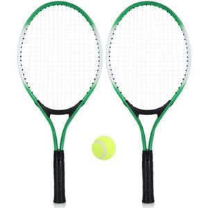 RAQUETTE DE TENNIS LMSDALAO Lot de 2 raquettes de tennis pour enfant avec 1 balle de tennis et 1 housse,668