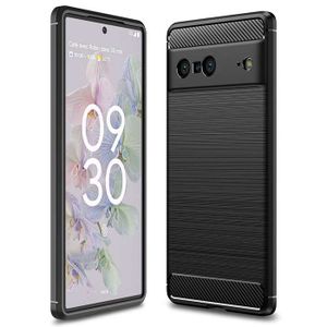 Coque Gel Silicone Noir Pour Google Pixel 7 + 1 Verre Trempé Inclus - Protection Complète, Neuf Sous Blister