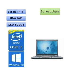 ORDINATEUR PORTABLE Lenovo ThinkPad T410 - Windows 10 - i5 8GB 500GB S