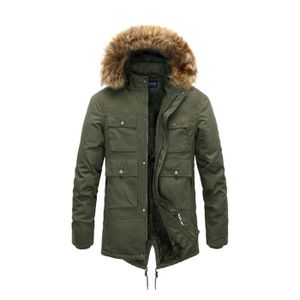 Blouson best sale homme long