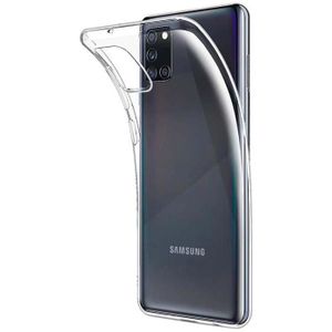 COQUE - BUMPER Coque Samsung Galaxy A31 Housse Transparente de Protection Fine en Silicone Ultra Mince, Etui Bumper Amortissant
