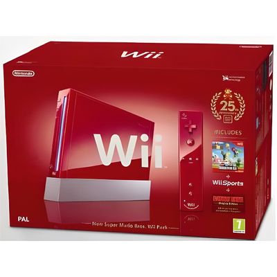 Nintendo Switch Nintendo Wii RVL-S-WD console-wii-rouge.jpg
