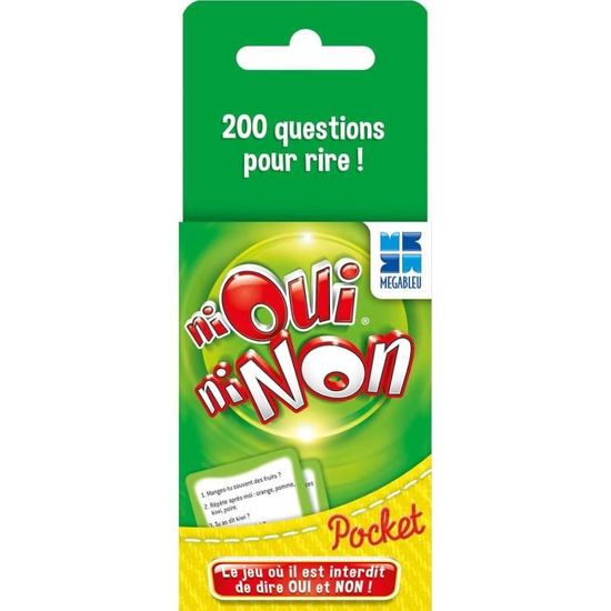 MEGABLEU Jeu Ni oui Ni non Sans Tabous pas cher