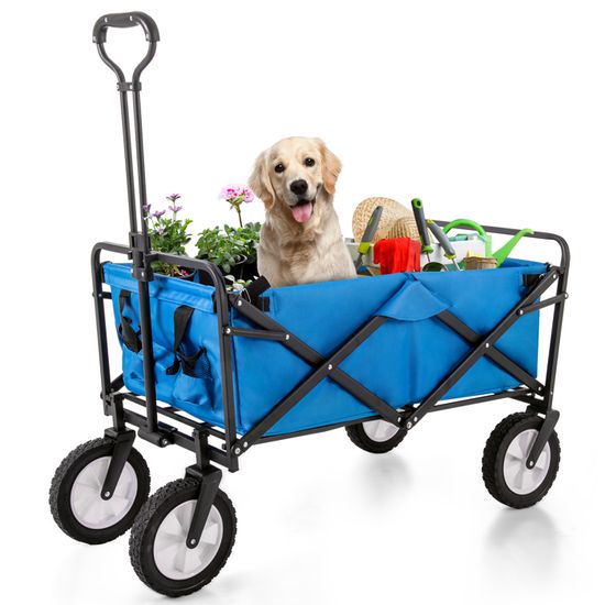 Chariot Pliant Multifonction - Sac Isotherme 20L + Chaise Pliante Avec Dossier, Capacité 225 Lb, Pour Pêche, Camping, Rando
