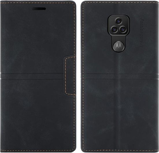 Étui Portefeuille Pour Motorola Moto G86 – Cuir PU Avec Rabat Magnétique – Support Pliable, Compartiments Cartes – Protection Antichoc – Noir - 4