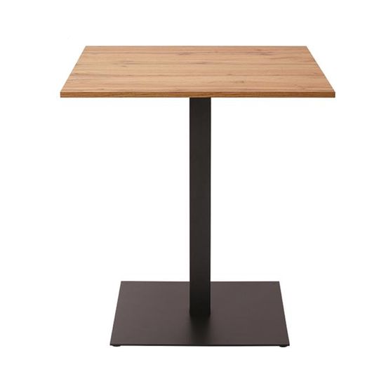 60x60 Table Table de bar carrée 60x60 cm avec plateau en stratifié chêne noué H 107 ...