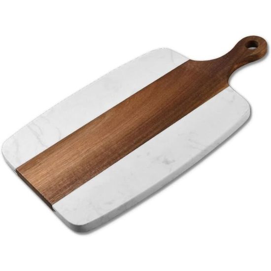 Planche à Charcuterie Ronde En Bois Avec Couvercle Transparent - 30 Cm - Plateau De Service Portable Pour Apéros, Fêtes - 5
