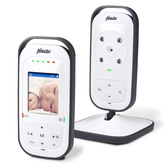 P96 Alecto Interphone Bebe Video Dvm 65 Blanc Et Noir Achat Vente Ecoute Bebe Cdiscount