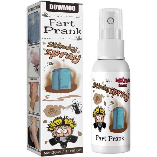 2 Pcs Fart Spray Prank, 30 ML de Pet Liquide Super puant, Sprays de Farce  de Longue durée, Spray d'odeur très concentré - Cdiscount Jeux - Jouets