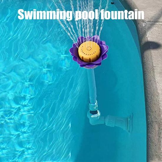 Support de fontaine de Piscine, facile à installer, jet d'eau, cascade Support de fontaine de Piscine, facile à installer, jet d'eau, cascade