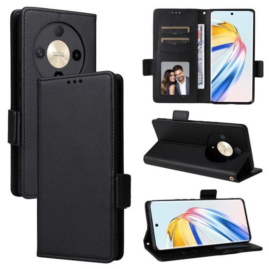 Coque Livret à Clapet Pour Honor Magic6 Lite / X50 5G, Rouge - Neuf