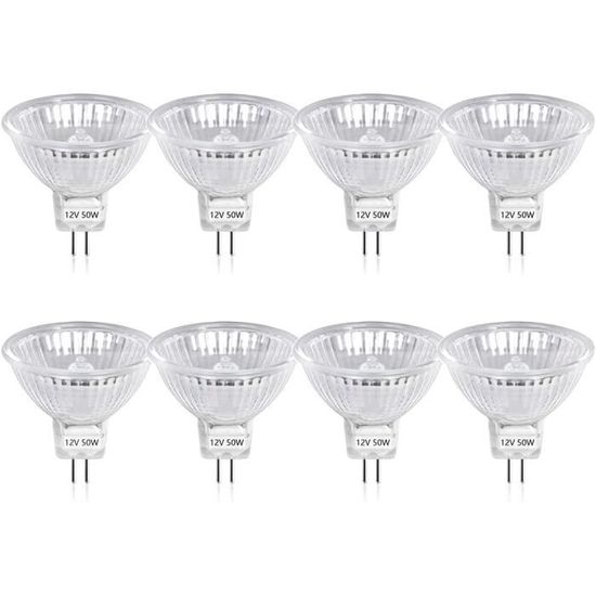 Ampoule Halogène Claude MR16 50W GU5.3 - Éclairage Spot Qualité, Neuf Sous Emballage