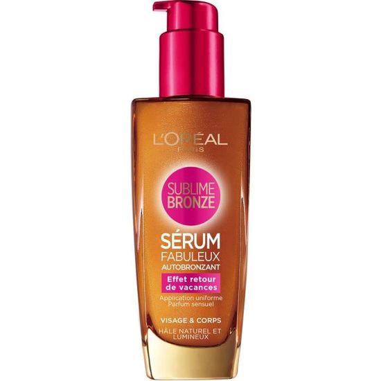 L'Oréal Paris Sublime Bronze Sérum Autobronzant 100ml Cdiscount Au quotidien
