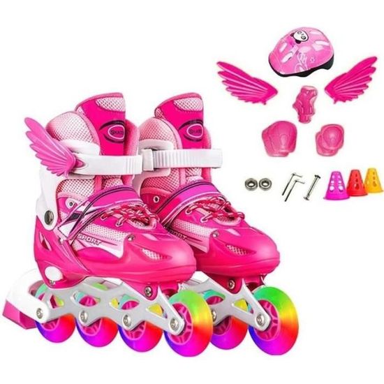 Lot De 8 Roues Lumineuses Pour Patins à Roulettes - 32x58 Mm, Dureté 85A, TPU | Double Rangée, Pour Intérieur/Extérieur, Remplaçment - 10
