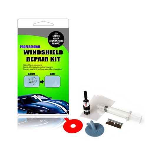 YF03387-Kit de Réparation Pare-Brise Voiture Auto Outil DIY pour Éliminer  Fissures et Rayures Sur Vitre Verre Écran - Cdiscount Auto