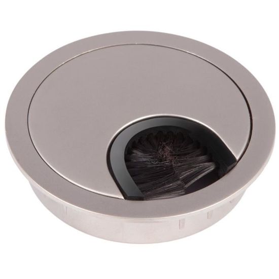 So-Tech Passe-Câble Ø68 Mm Métal Inox Mat – Passage Ordinateur Bureau Maison