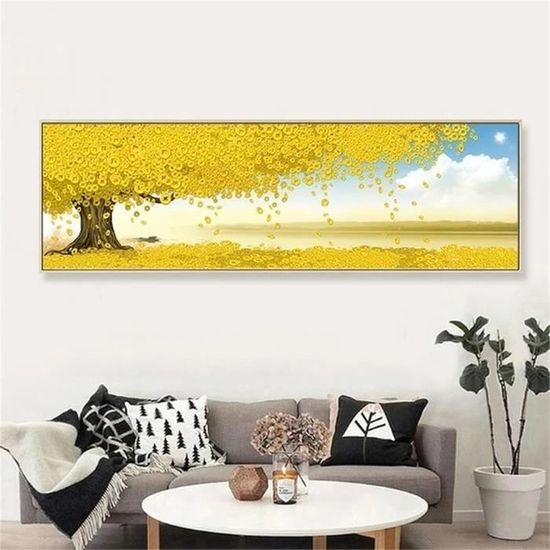 DIY Diamond Painting Complet Paysage, Broderie Diamant Painting Kits Arbre, Point De Croix