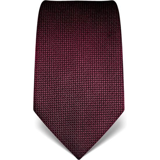 Cravate Homme Vincenzo Boretti - Soie Pure - Teflon Anti-Tâches - Motif Fleur De Lis