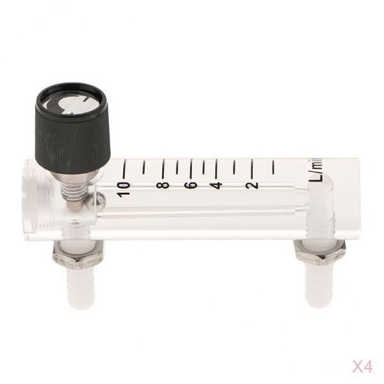 Débitmètre De Gaz LZQ-7 - 1-10LPM, Acrylique, Pour Oxygène/Air/Azote - Pression 0.6MPa