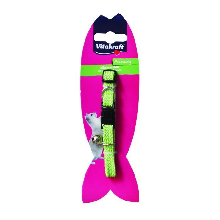 Vitakraft Collier Securite Reflechissant Pour Chat Cdiscount Animalerie