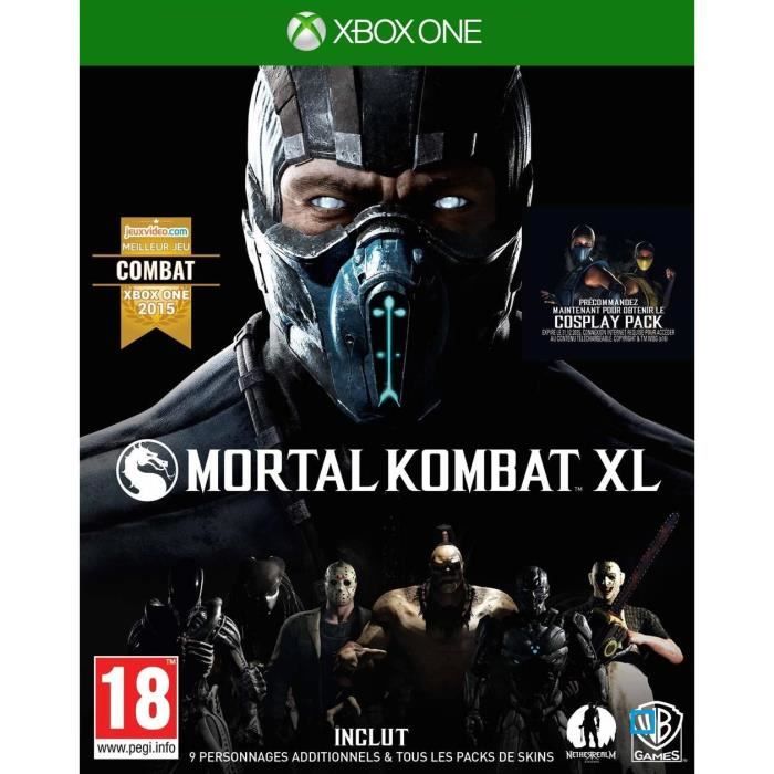Mortal Kombat XL Edition Complète Jeu Xbox One