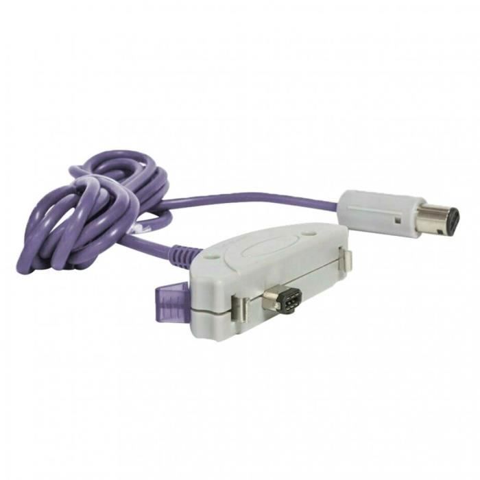 Link-e ® : Câble link pour relier votre console Nintendo Gamecube à votre Game Boy Advance (GBA, GBA SP)