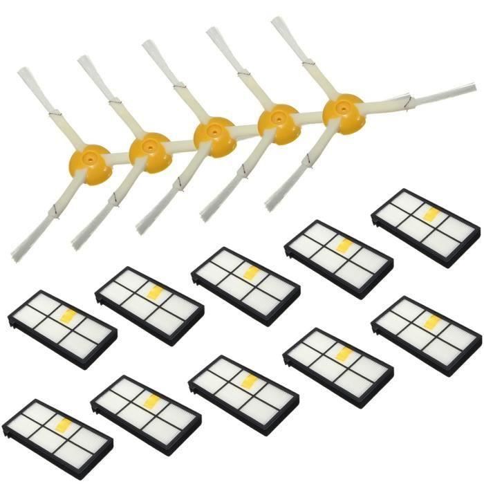 Pièces de rechange professionnelles pour brosse latérale et filtre HEPA pour iRobot Roomba 800 900 Series