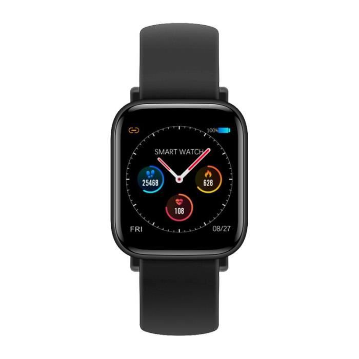 Montre intelligente Q10 Fitness montre santé sport montre étanche fréquence cardiaque OLED écran Bracelet Android i - Black - WL7272