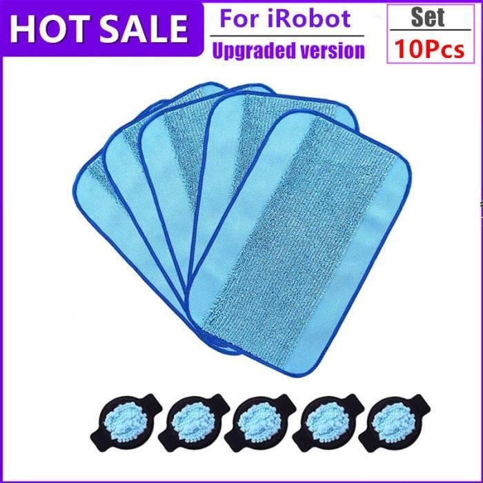 Kit de pièces de tampon réservoir de rechange iRobot Braava,320, 380, menthe, 4200, 5200, robot de nettoyage sous 10pcs -BH4047