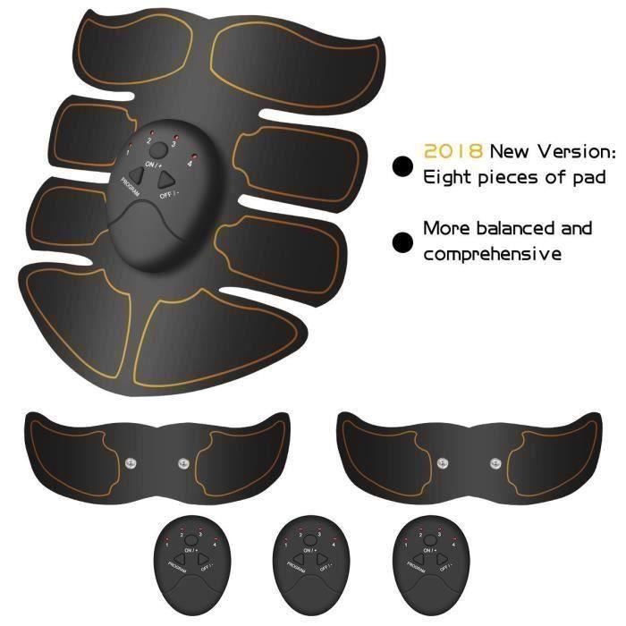 Rn Electrostimulation Stimulation Musculaire EMS de musculation musculaire Body Toning abdominaux Toner de Lazy Fitness Jaun Ma87803