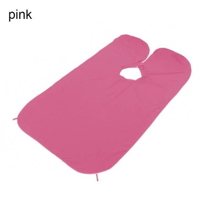 Barbe rasage tablier homme salle de bain tablier barbe soin nettoyer rassembler tissu bavoir cheveux rasage tablier - Rose