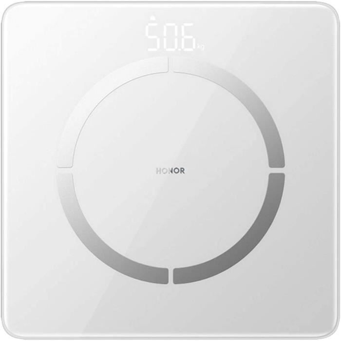 HONOR Pèse Personne Impédancemètre Scale 2, Balance Connectée avec 14 Analyseur de Composition Corporelle Moniteur Mesure Précise av