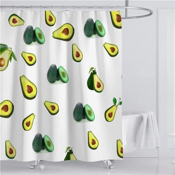 L11071 Rideau de douche et tapis de bain ensemble imperméable Polyester salle de bain tissu nouveau rideau de douche étanche avec