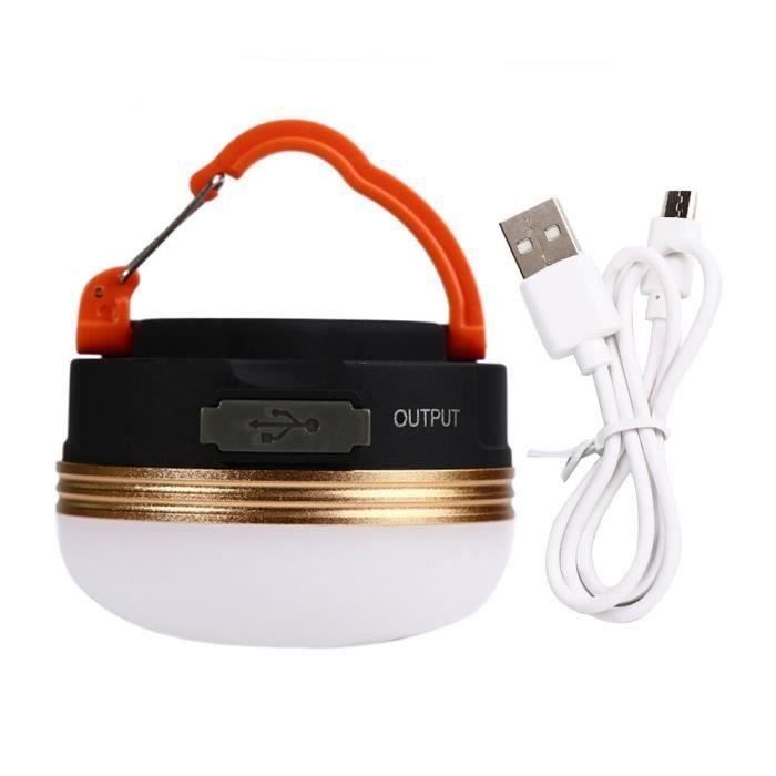 3W camping lanterne LED USB lampe de camp rechargeable lampe de tente de secours d'urgence chaude