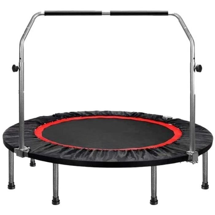 TRAMPOLINE FITNESS ZXQZ Trampolines Fitness Trampoline, Le Trampoline avec Accoudoirs Auxiliaires Est De 120 Cm de Large Et de R689
