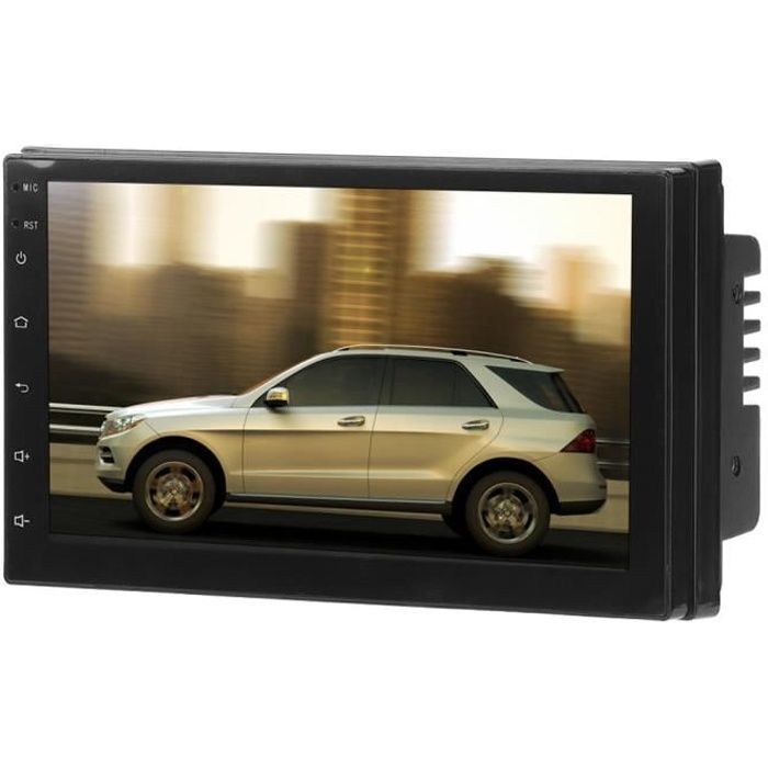 Voiture GPS Navigation MP5 FM Radio émetteur 7in 2Din autoradio stéréo lecteur multimédia pour Android