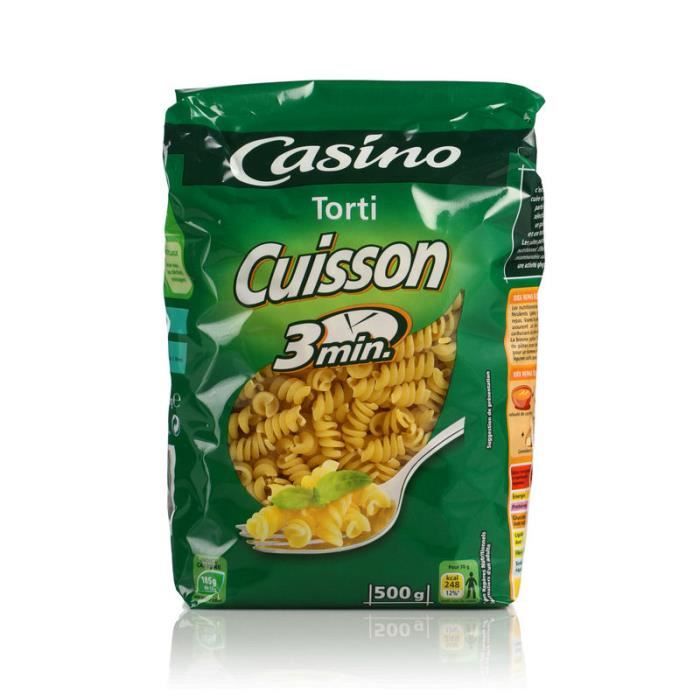 Pâte tortis 500 G - Cuisson rapide de 3 mn