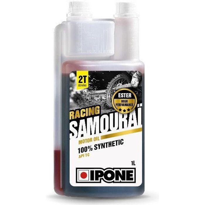 Huile moteur 2T IPONE Samouraï Racing 1L