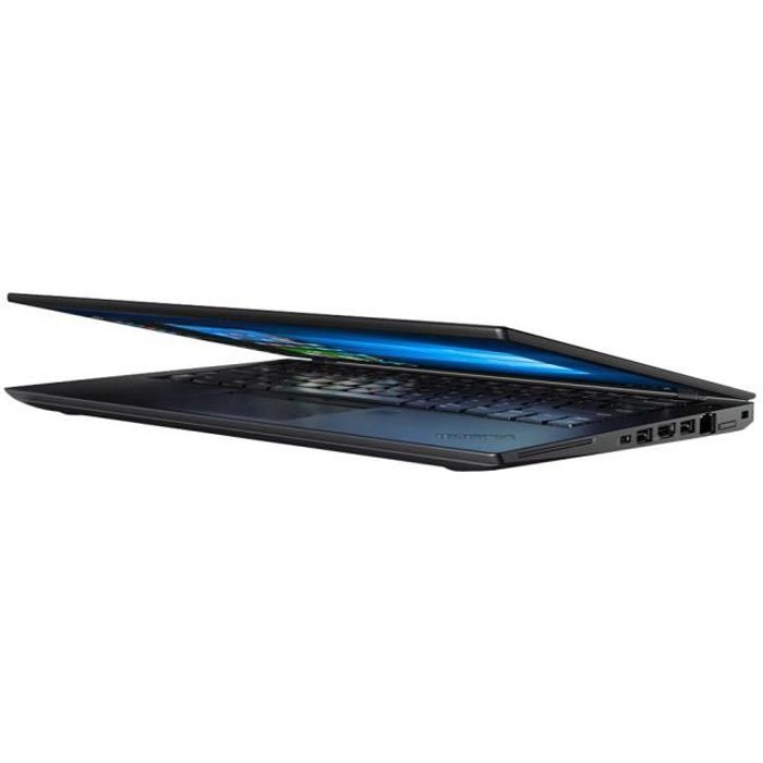 Lenovo ThinkPad T470s 20HF Core i5 7200U - 2.5 GHz Win 10 Pro 64 bits 8 Go RAM 256 Go SSD TCG Opal Encryption 2, NVMe 14