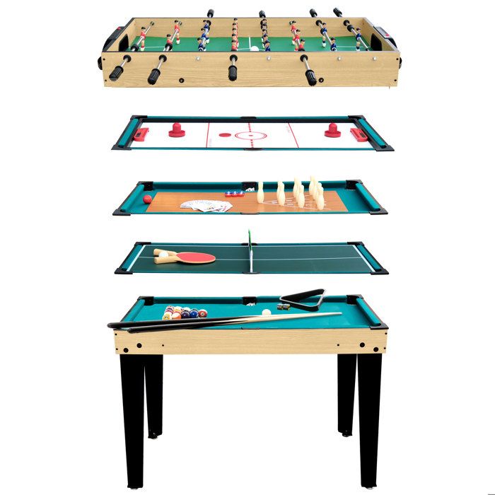 Table multi-jeux 10 en 1