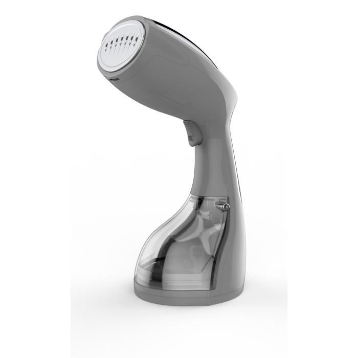STEAMONE HT14GG Défroisseur vapeur portatif 1400W - Réservoir 260ml Tous tissu - Gris brillant et chrome